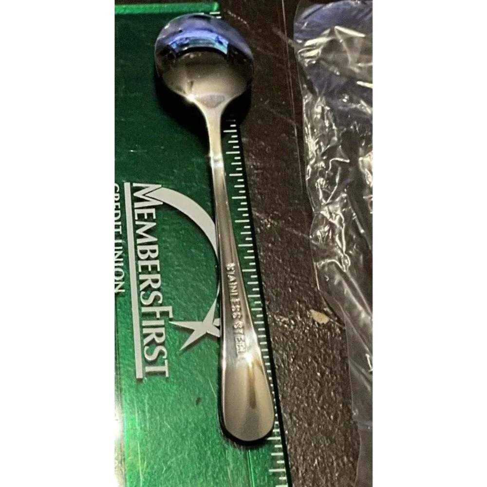 12-Piece Demitasse Espresso Spoons, 4 Inches Stainless Steel Mini Coffee Spoons